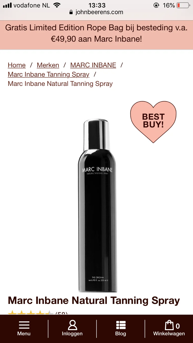 Natural Tanning Spray - review image