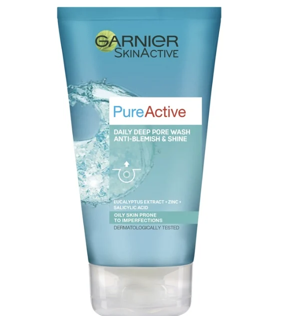 Garnier - Pure Score Intensive Charcoal 3In1 Face Wash 150Ml - review image