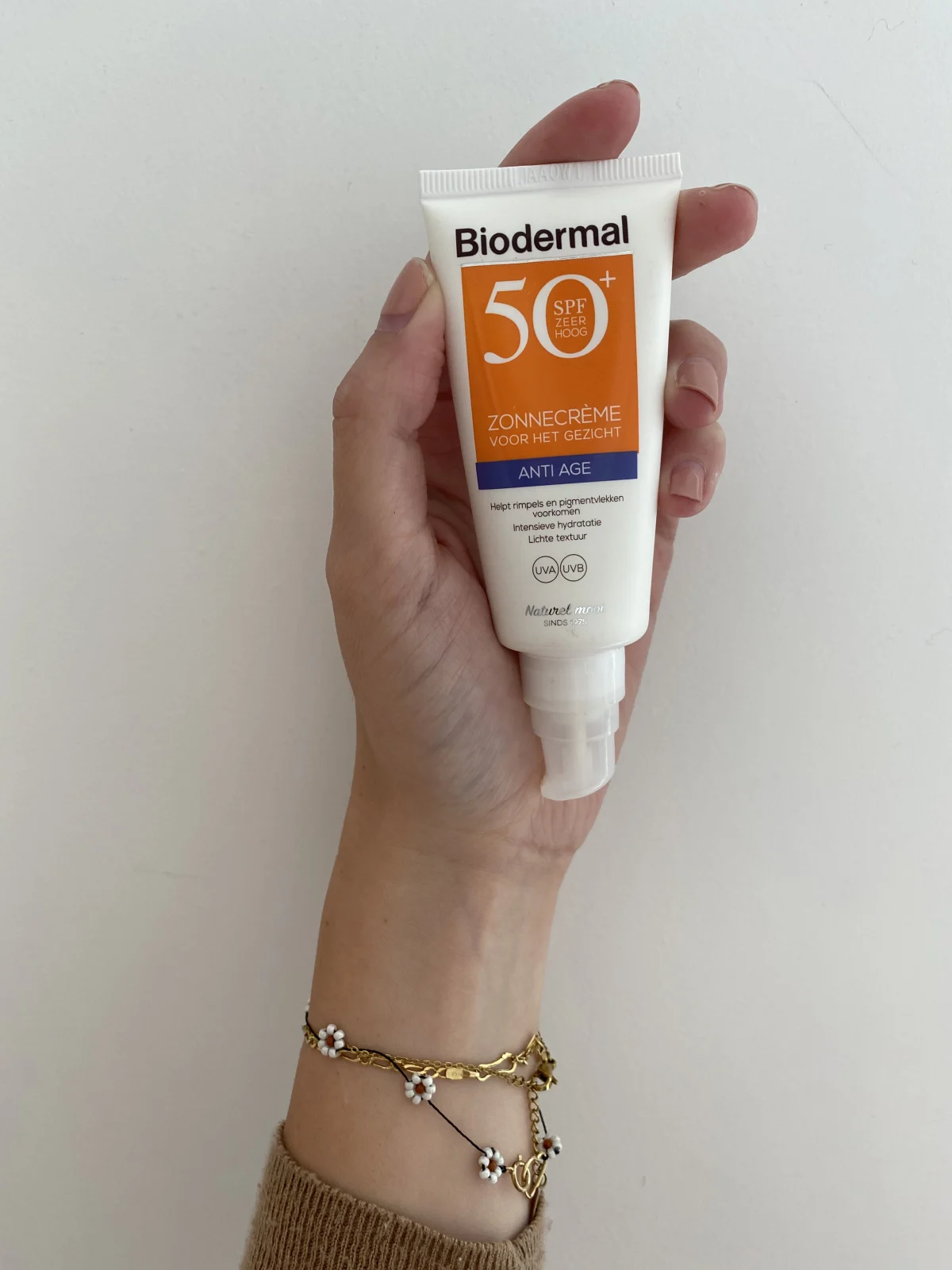 Biodermal Zonnebrand - Anti Age Zonnecrème voor het gezicht - SPF 30 - 40ml - review image