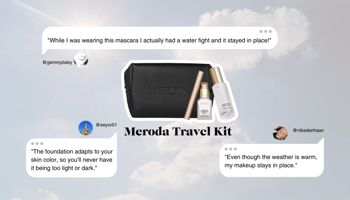 NEW: this Travel Kit is filled with 3 REAL summer musthaves, according to 600+ honest reviews