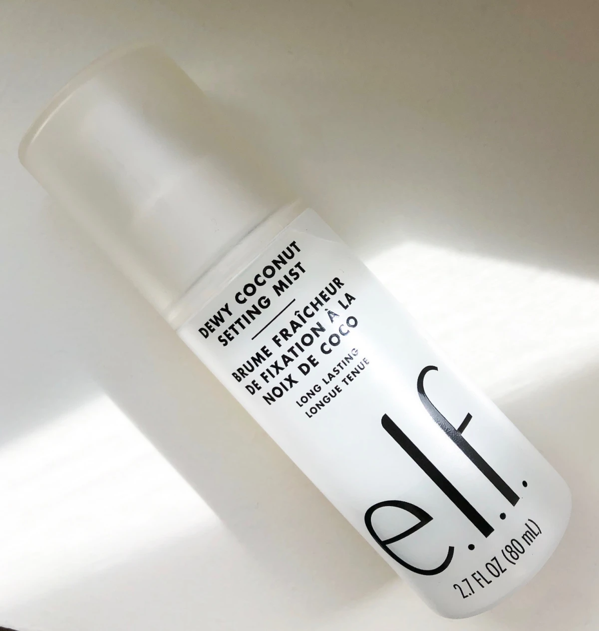 e.l.f. Cosmetics Dewy Coconut Setting Mist - review image