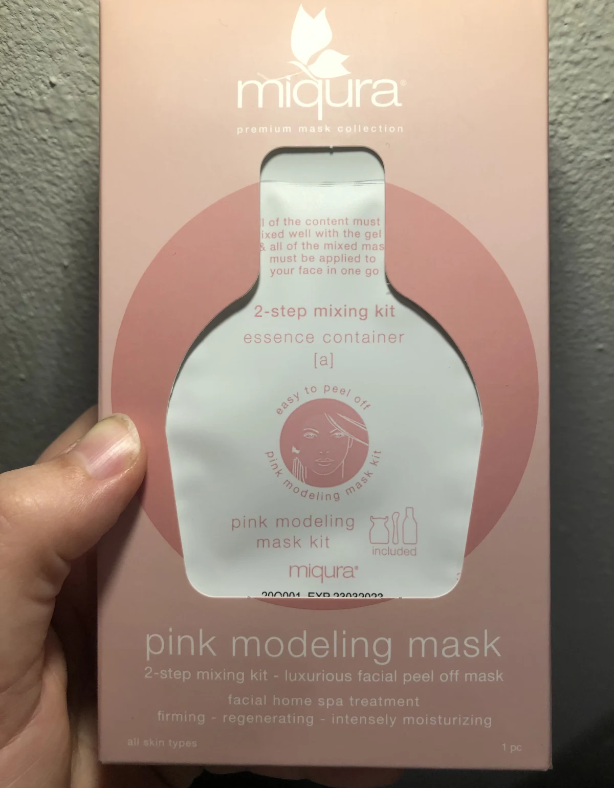 Pink Modeling Mask - review image