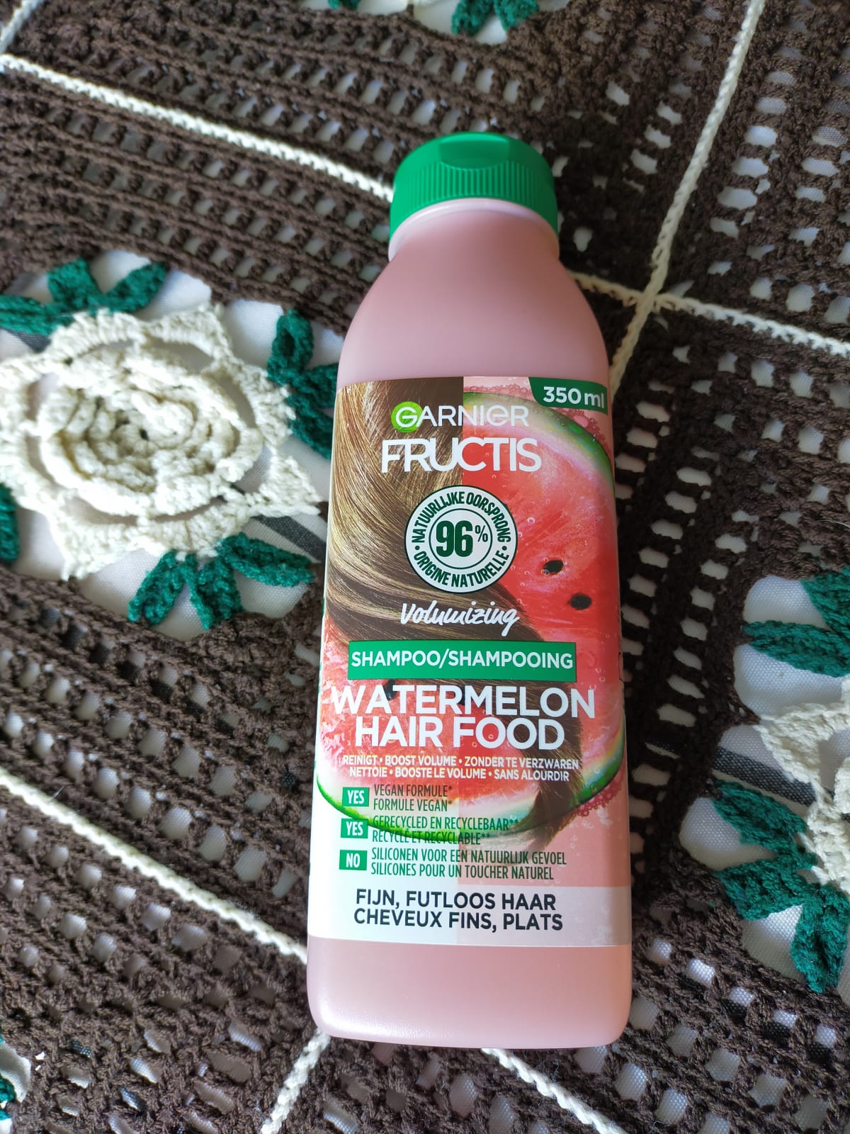 Garnier Fructis Bodifying Watermelon Hair Food Shampoo 350 ml - review image