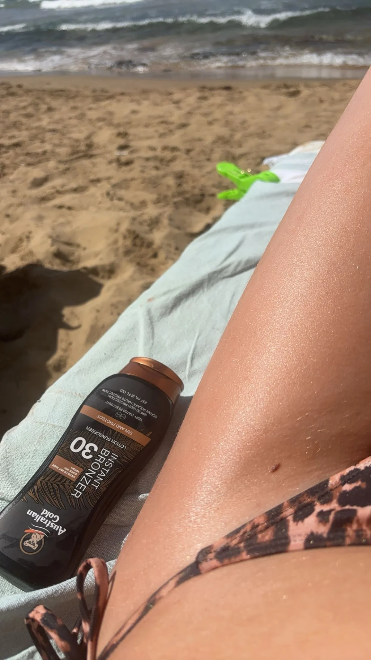 SPF 30 Zonnebrand Lotion met Bronzer Instant Bronzer - review image