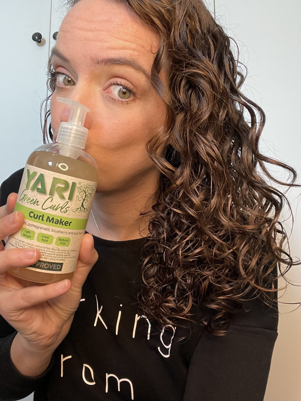 Yari green curls, curl maker gel, cg methode, proteïne gel 384ml - review image