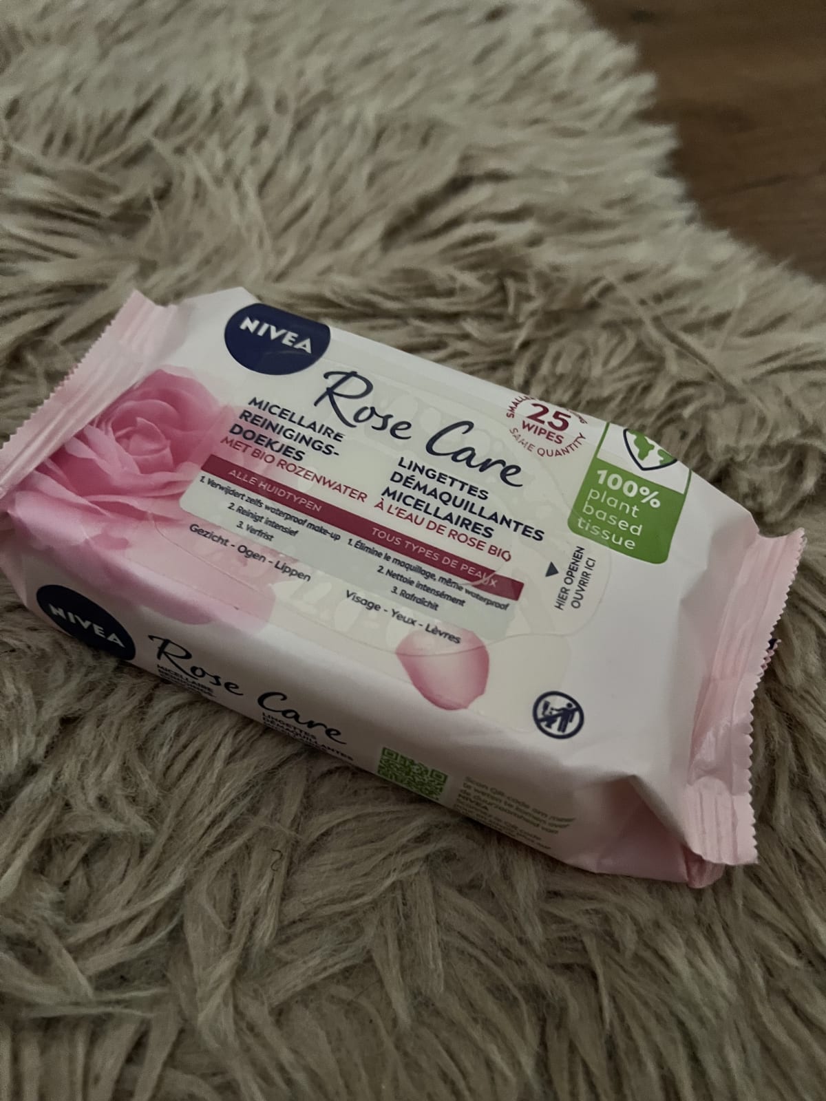 Rose Water Reinigingsdoekjes - before review image