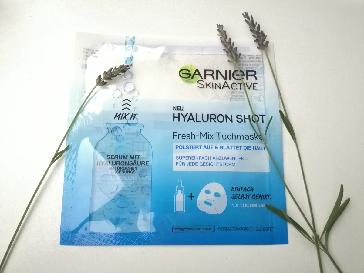 Garnier Face Fresh Mix Tissue Gezichtsmasker - Hyaluron Shot - review image