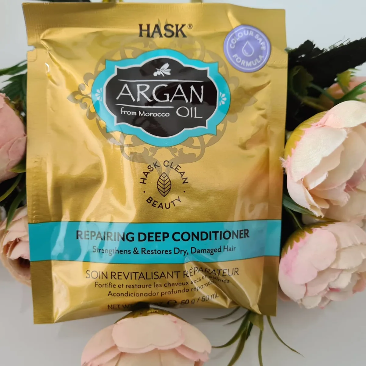 Hask Argan Oil Repairing Deep Conditioner Packet - review image