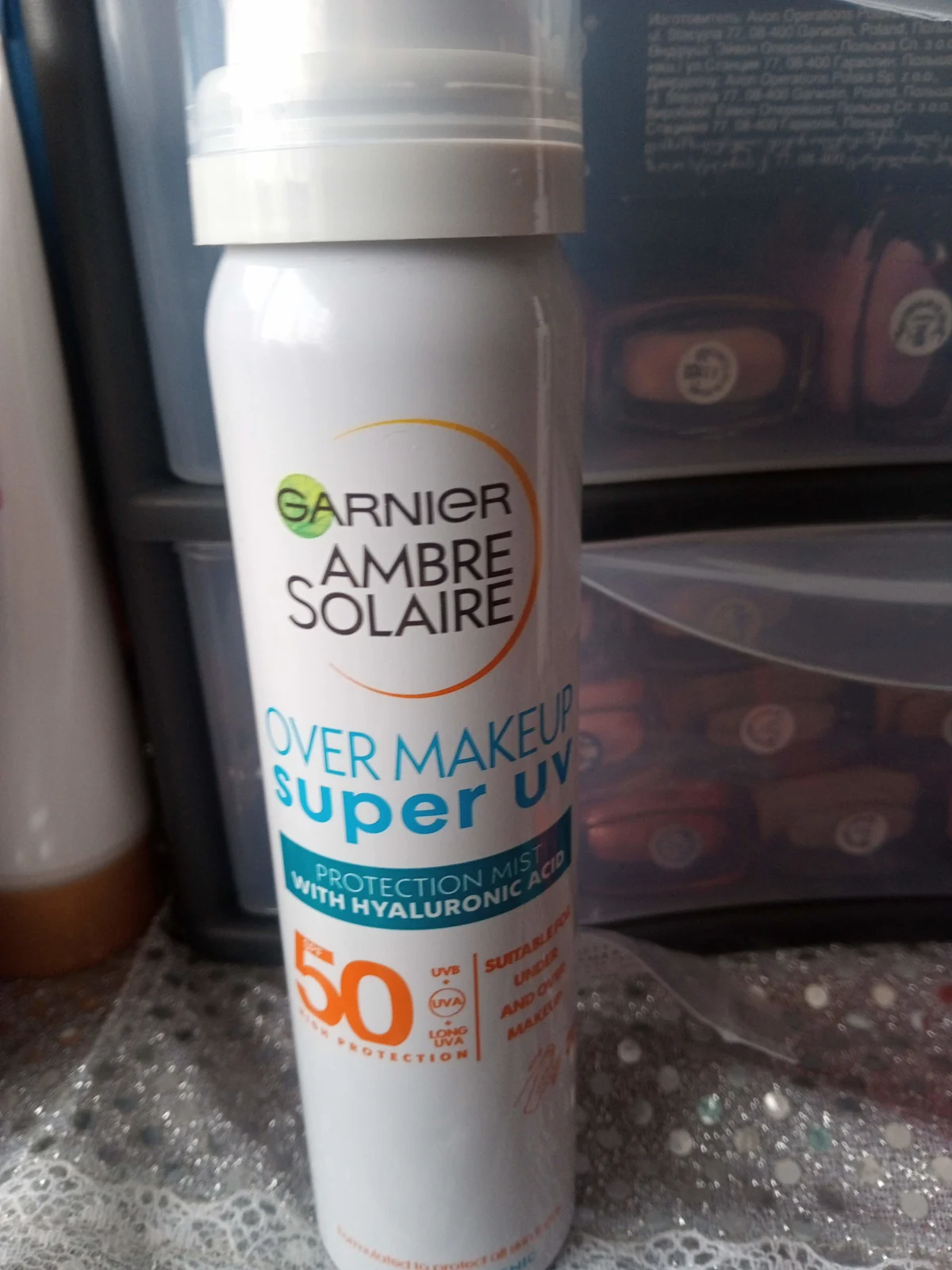 Garnier Ambre Solaire Over make-up Super UV Zonnebrand SPF 50 - 75ml - review image