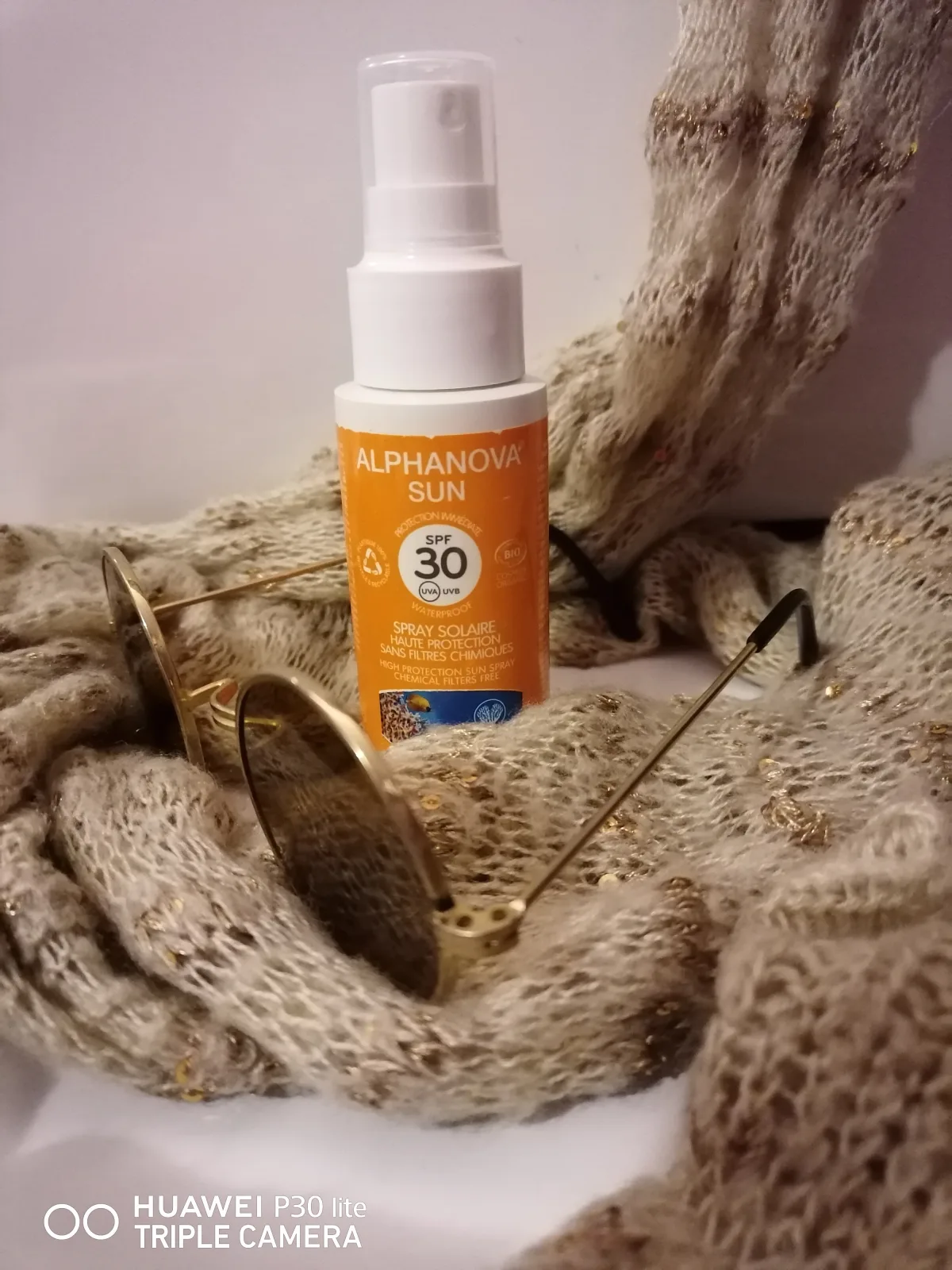 Alphanova Sun SPF 30 Spray Mini Zonbescherming 30g - review image