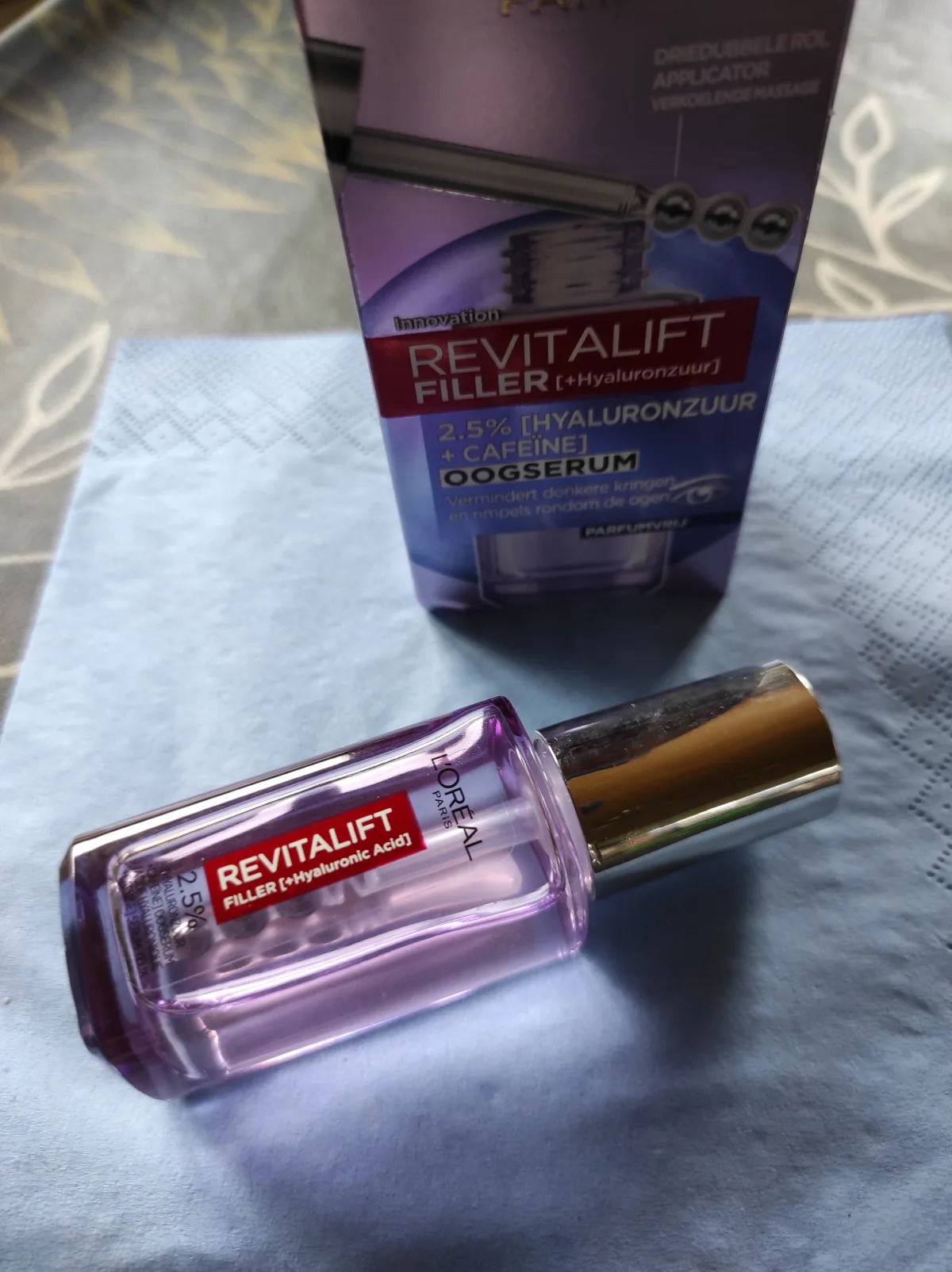 Revitalift Filler Rvt Verkoelend Oogserum Masker - review image