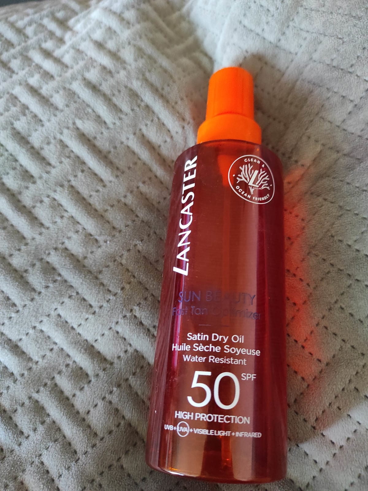 Lancaster Satin Dry Oil SPF50 Zonneolie 150ml - review image