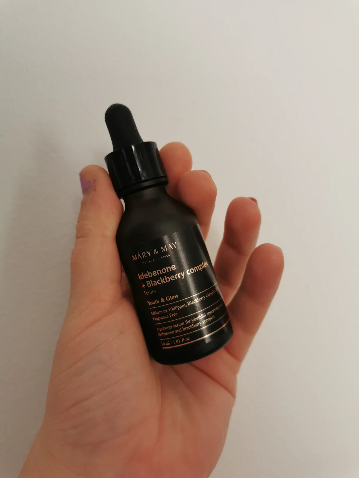 Mary & May Idebenone + Blackberry Complex Serum 30 ml - review image