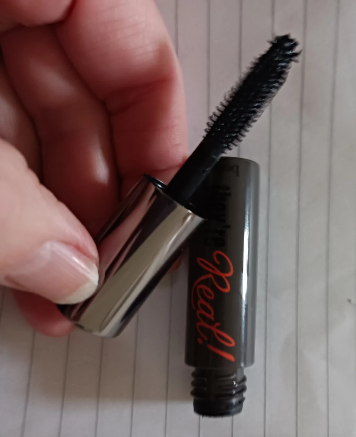 Benefit Mini's They're Real Mini - before review image