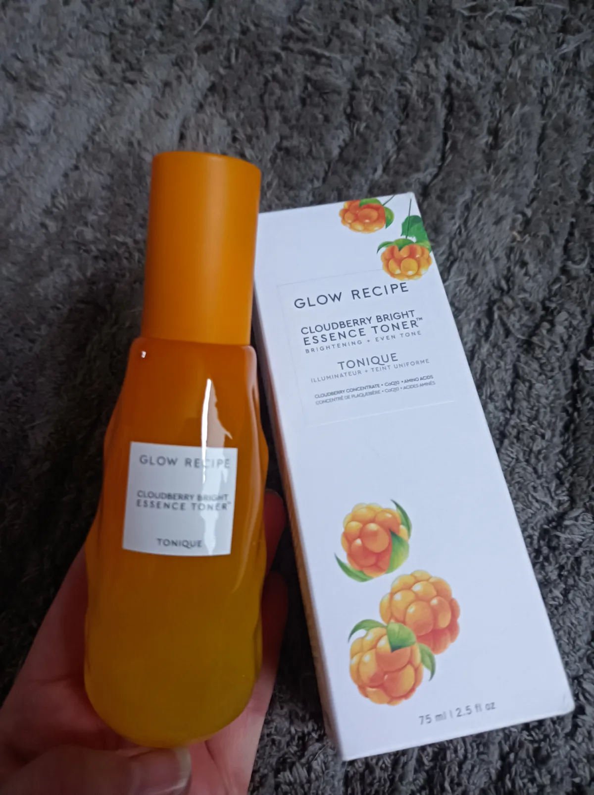 Cloudberry Bright Essence Toner - before review image