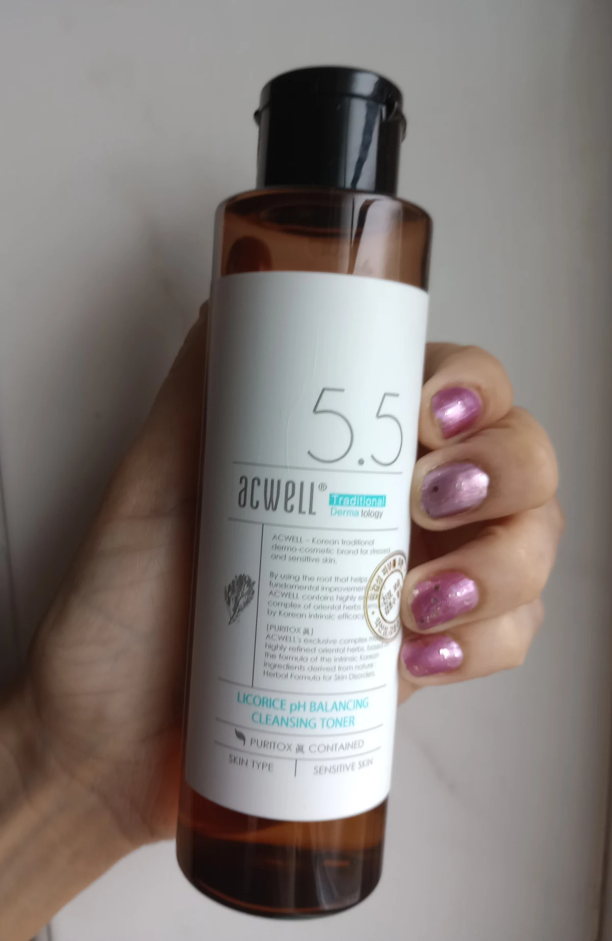 ACWELL Licorice pH Balancing Cleansing Toner 150 ml - review image