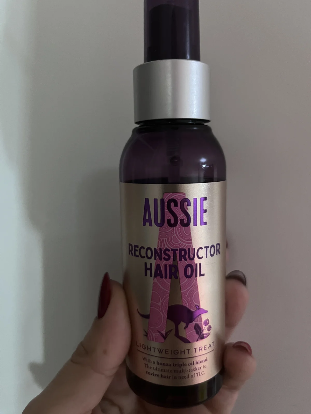 Aussie Reconstructor Haarolie Herstellende Vegan Verzorging 100 ml - review image