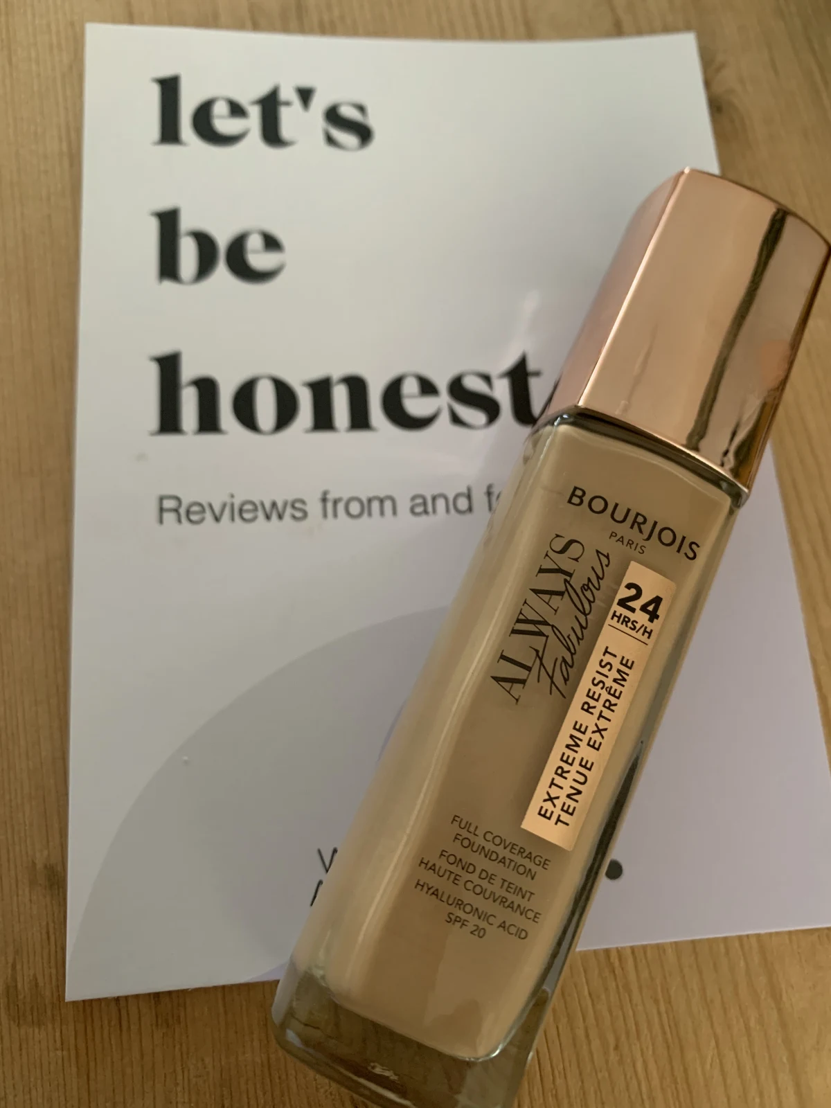 Bourjois Always Fabulous Foundation - review image