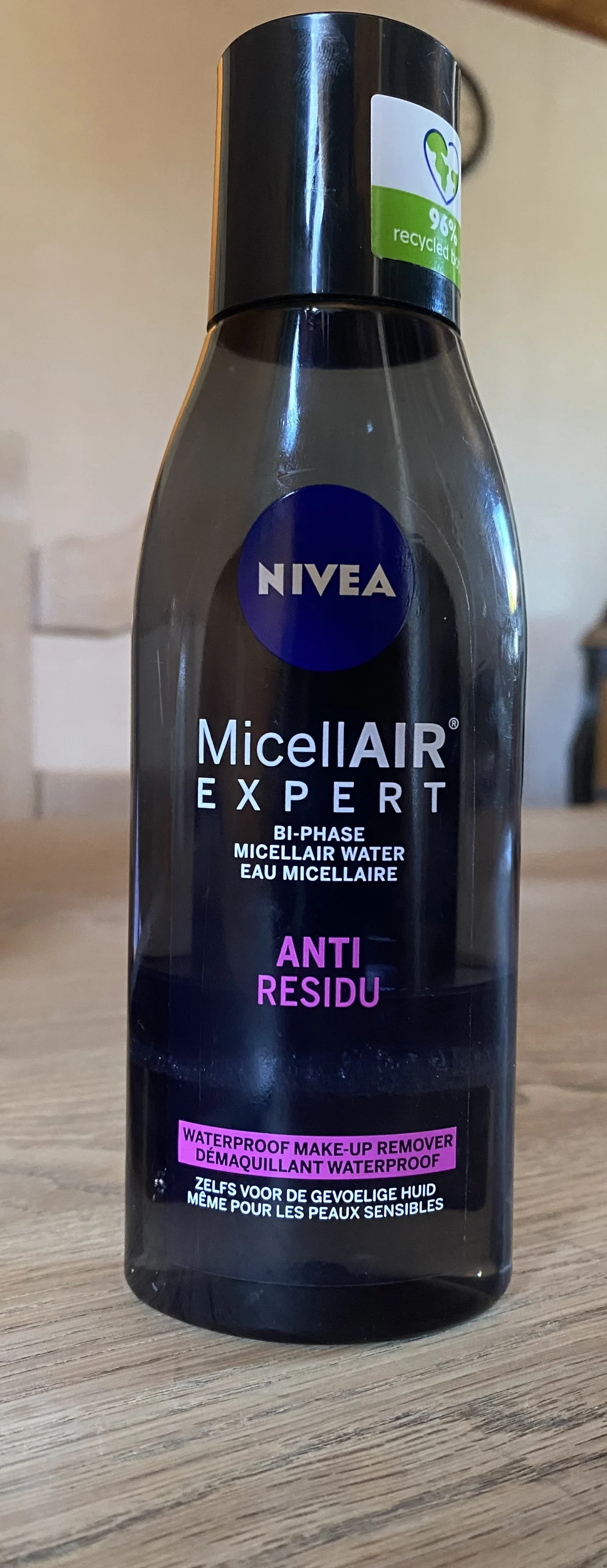 MicellAir Skin Breathe professionele micellaire vloeistof - waterdichte make-up 400ml - review image