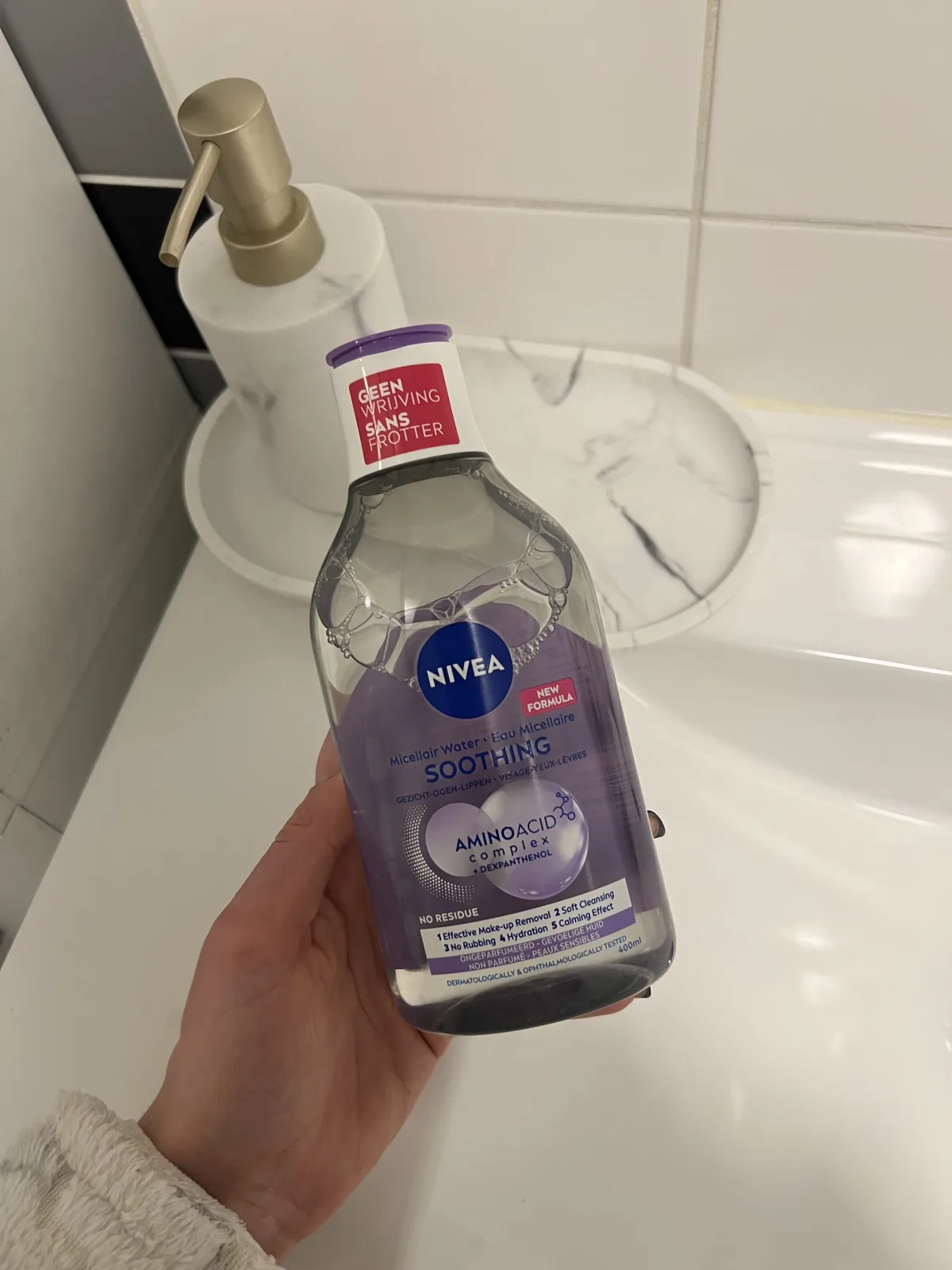 5x Nivea 3 in 1 micellair water sensitive gevoelige huid 400ML - review image