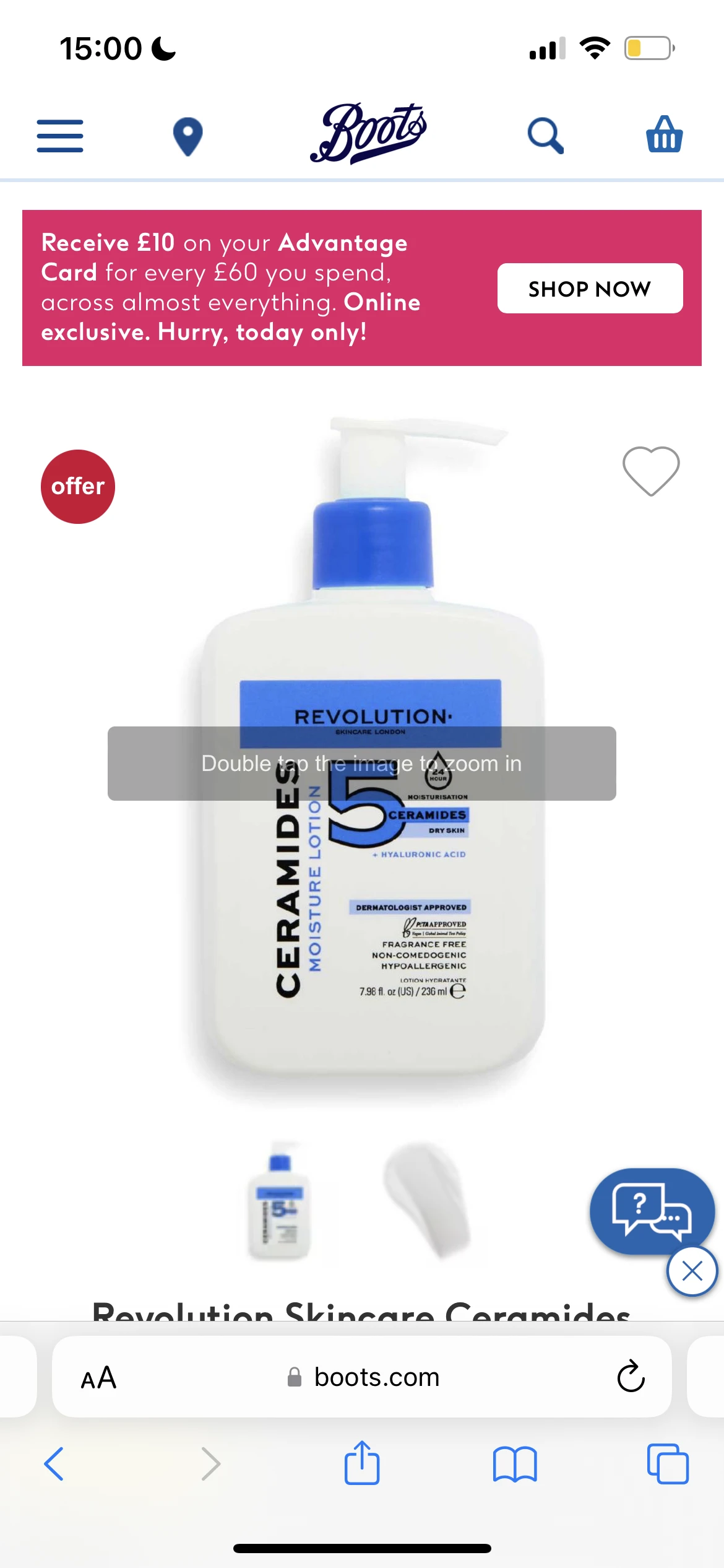 Skincare Ceramides Moisture Lotion - review image