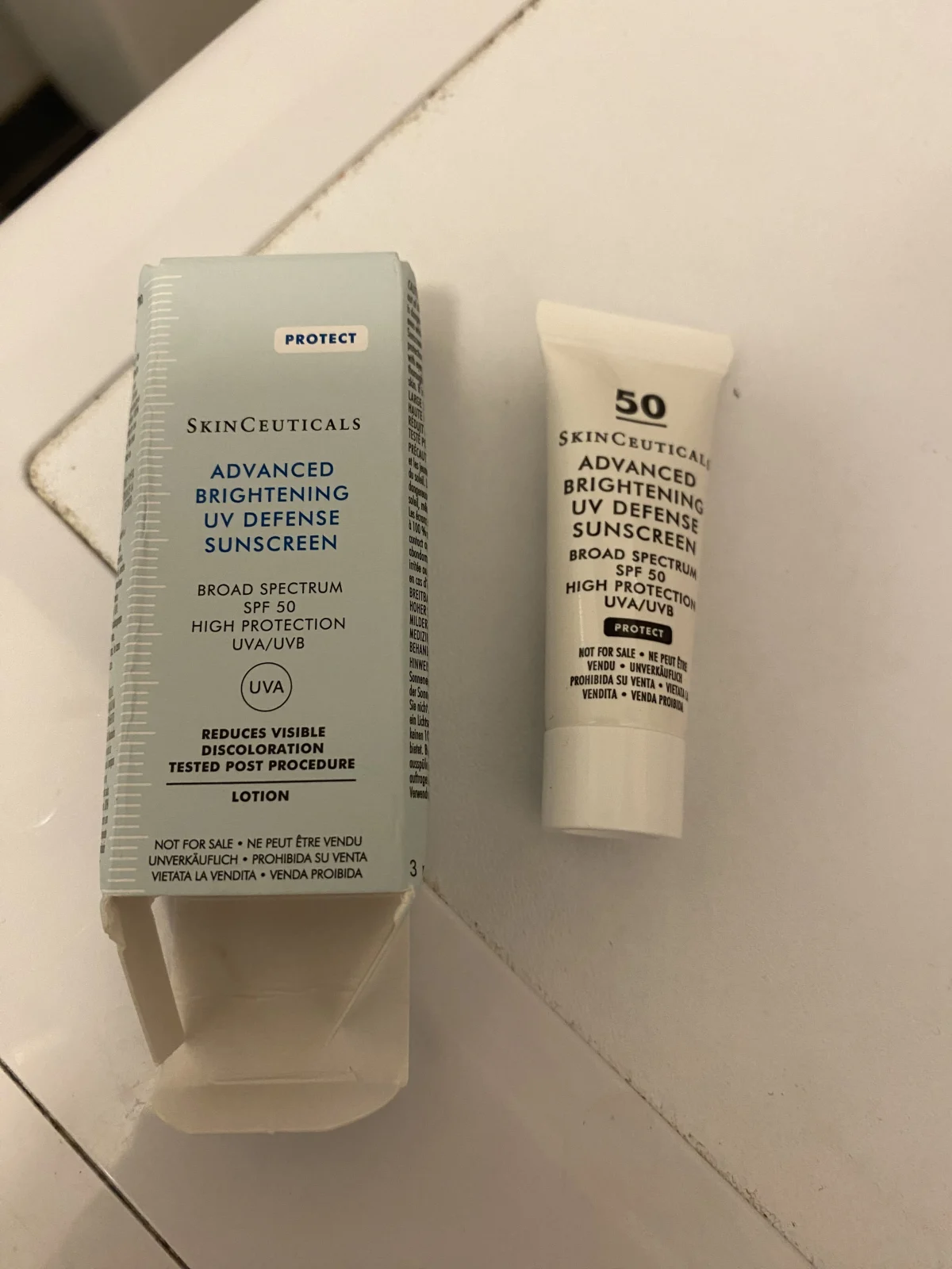 Advanced Brightening UV Defense SPF50 - review image