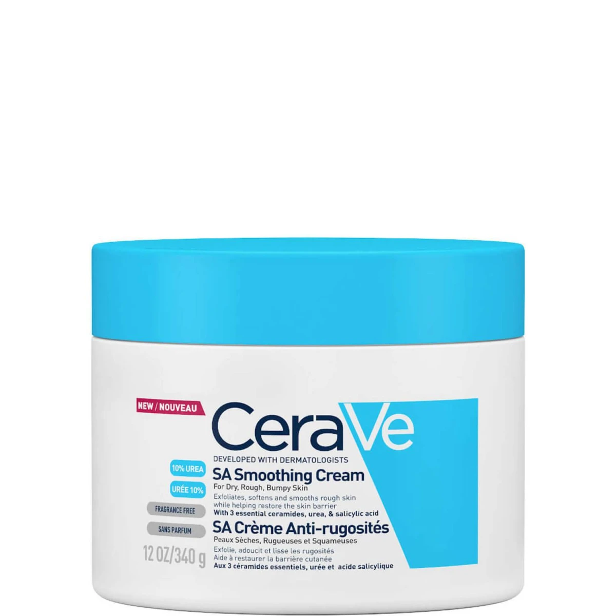 CeraVe - SA Smoothing Cream - Bodycréme - droge en ruwe huid - 340 g - review image