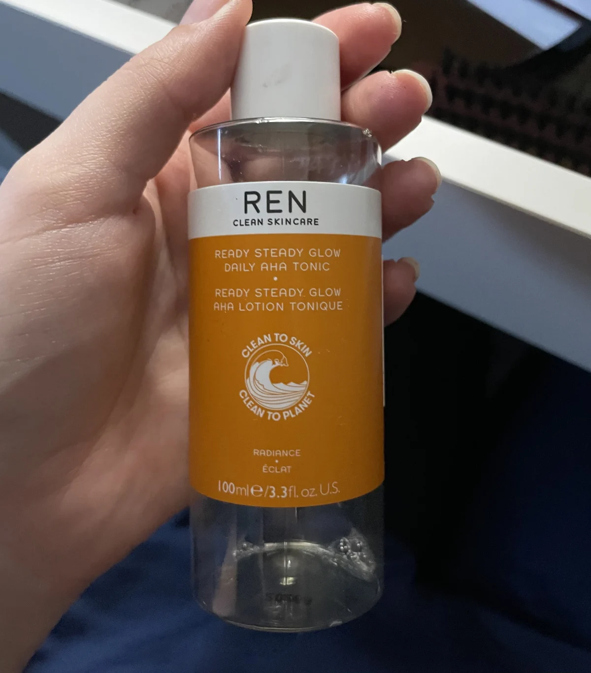 REN - Radiance Ready Steady Glow Daily AHA Tonic 250 ml - review image