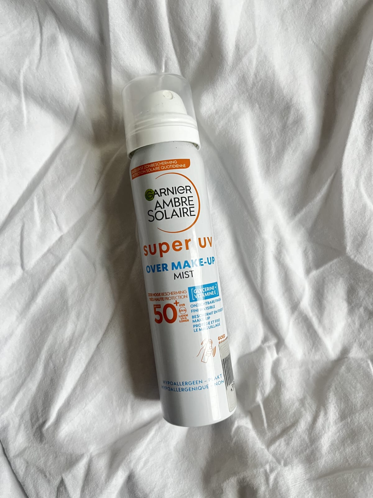 Garnier Ambre Solaire Over make-up Super UV Zonnebrand SPF 50 - 75ml - review image