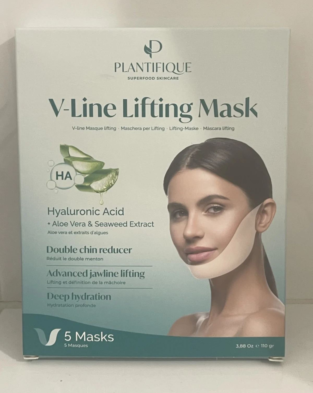 V Line Lifting Face Mask - before review image