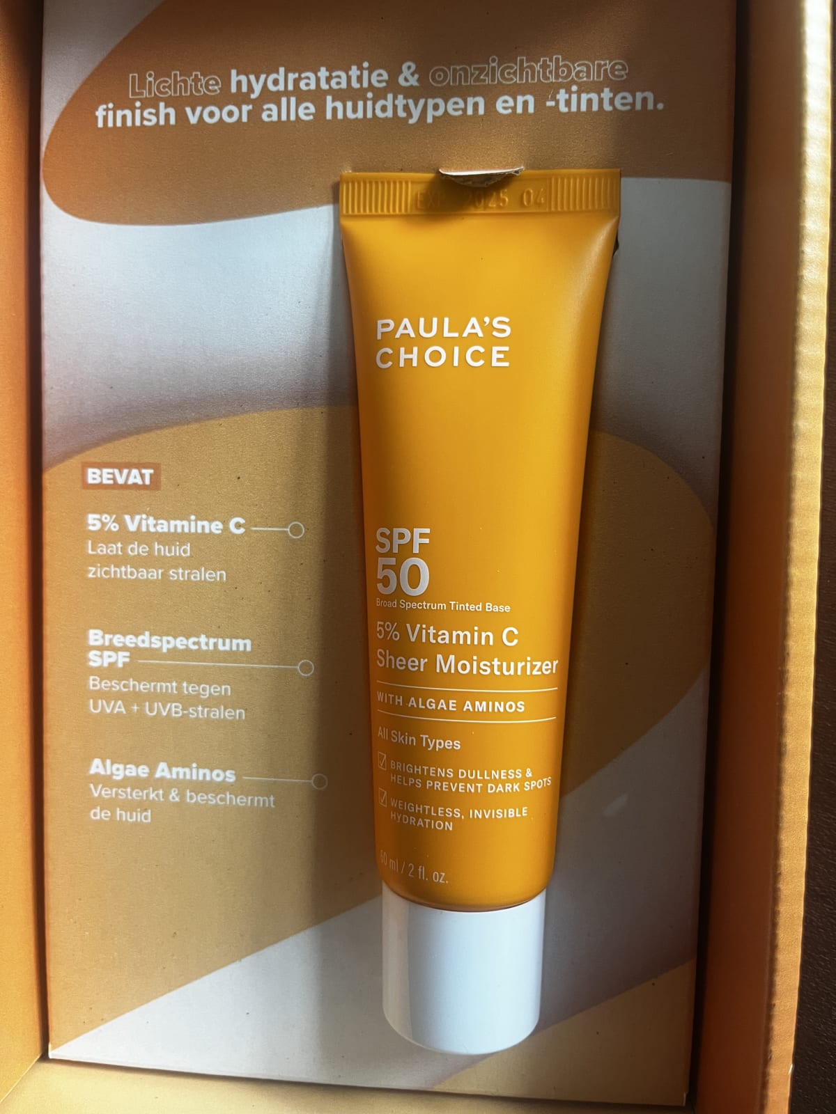 C+ 5% Vitamin C Sheer Dagcrème SPF 50 - Mini - review image