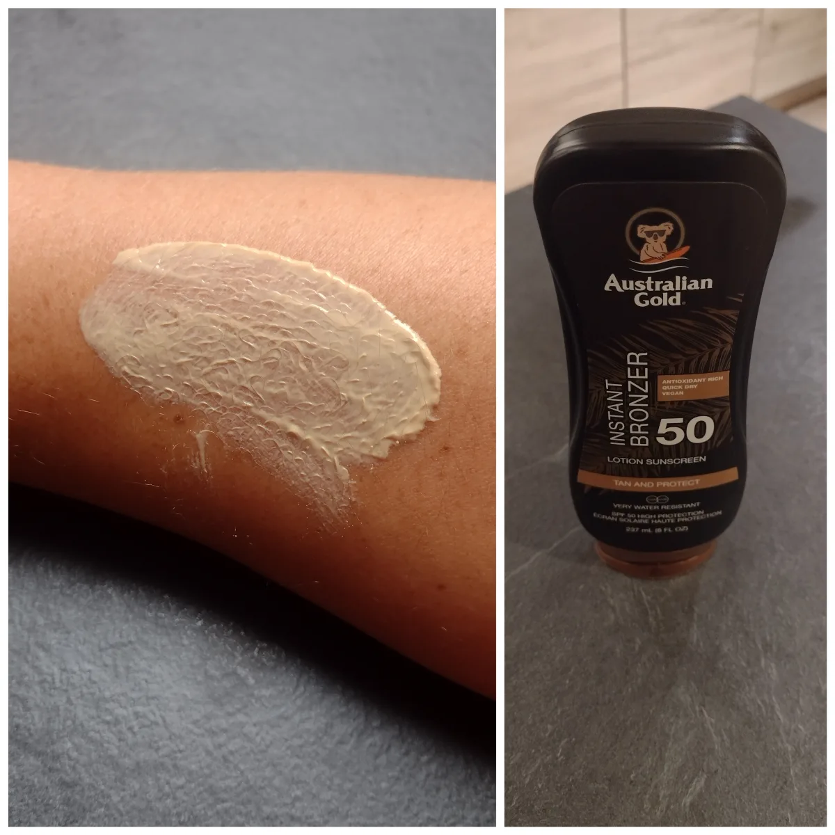 Australian Gold ® SPF 50 Zonnebrand Met Bronzer - Zonnebrandcreme - Zonnecreme - Gelaatsbruiner - Sunscreen - 237 ML - review image