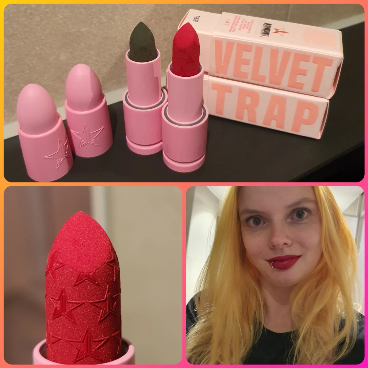 Jeffree Star Cosmetics The Perfect Red Velvet Trap Lipstick 3.3 g - review image