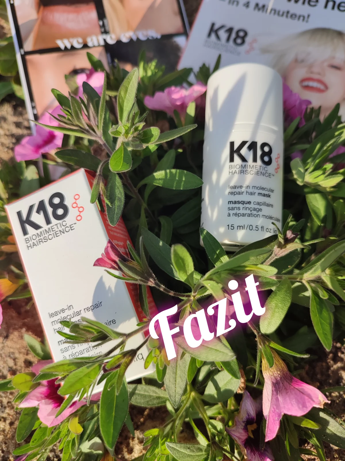 K18 Hair Leave-in Molecular Repair Mask 5 ml - review image