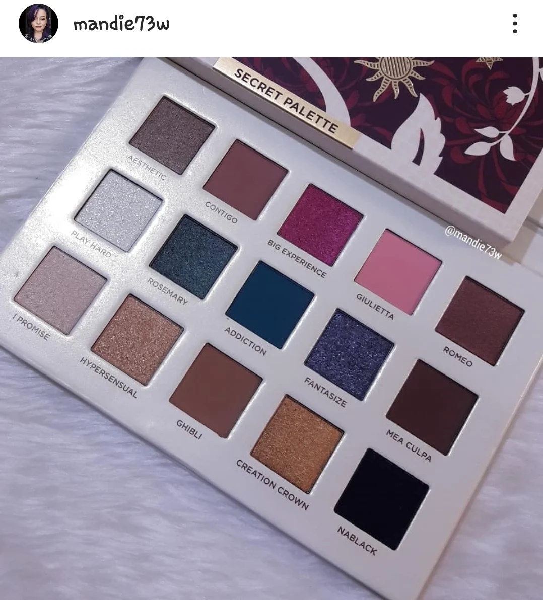 Secret Eyeshadow Palette - review image