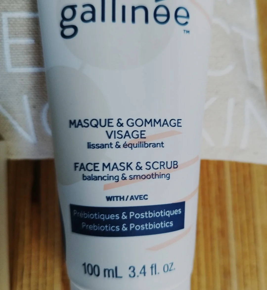 Gallinée Prebiotic Face Mask & Scrub, Travelsize 30 ML - review image