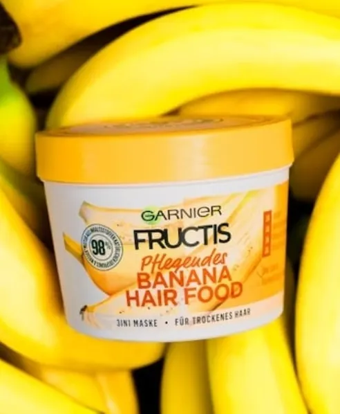 Garnier Fructis Haarvoeding 3 potjes van 390 ml - Totaal: 1170 ml - Banaan - review image