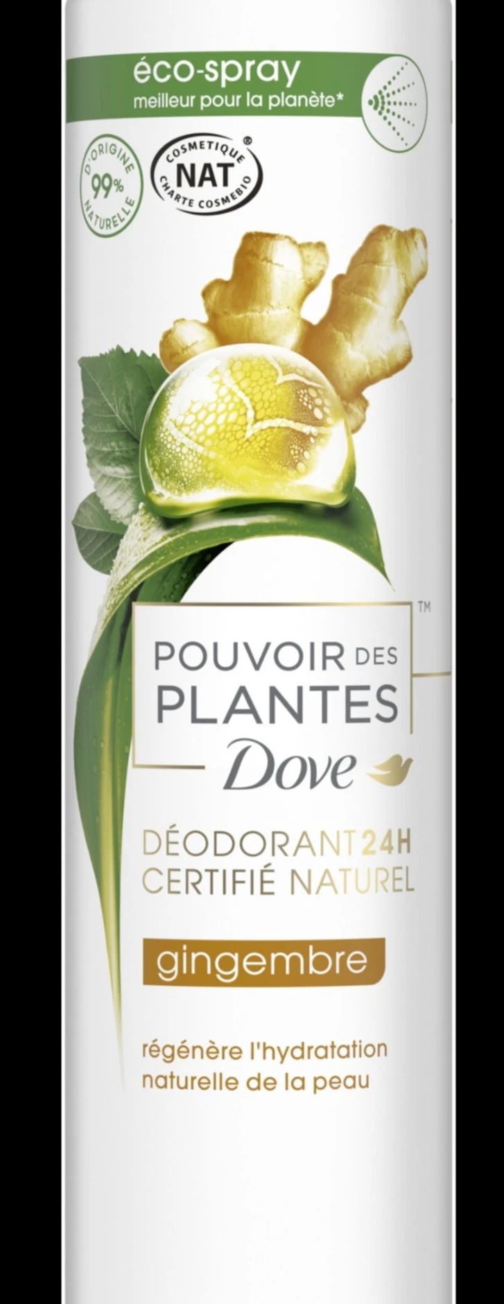 Dove Powered by Plants Deodorant Ginger 75ml - review image