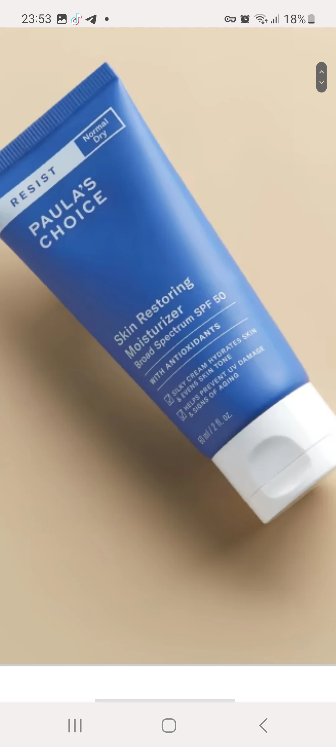 Resist Anti-Aging Dagcrème SPF 50 - Mini - review image