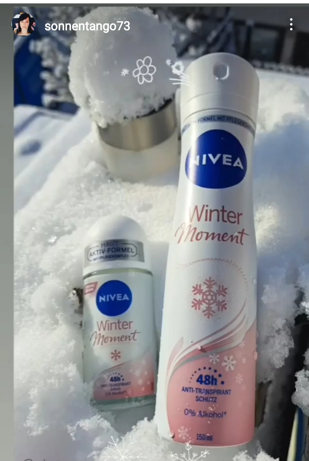 Deodorant Spray Winter Moment - review image