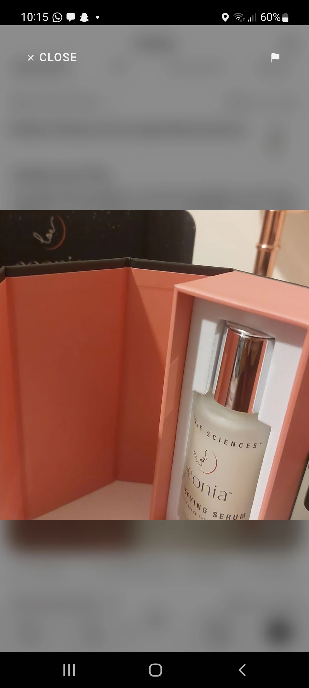 Aeonia Age Defying Serum - before review image