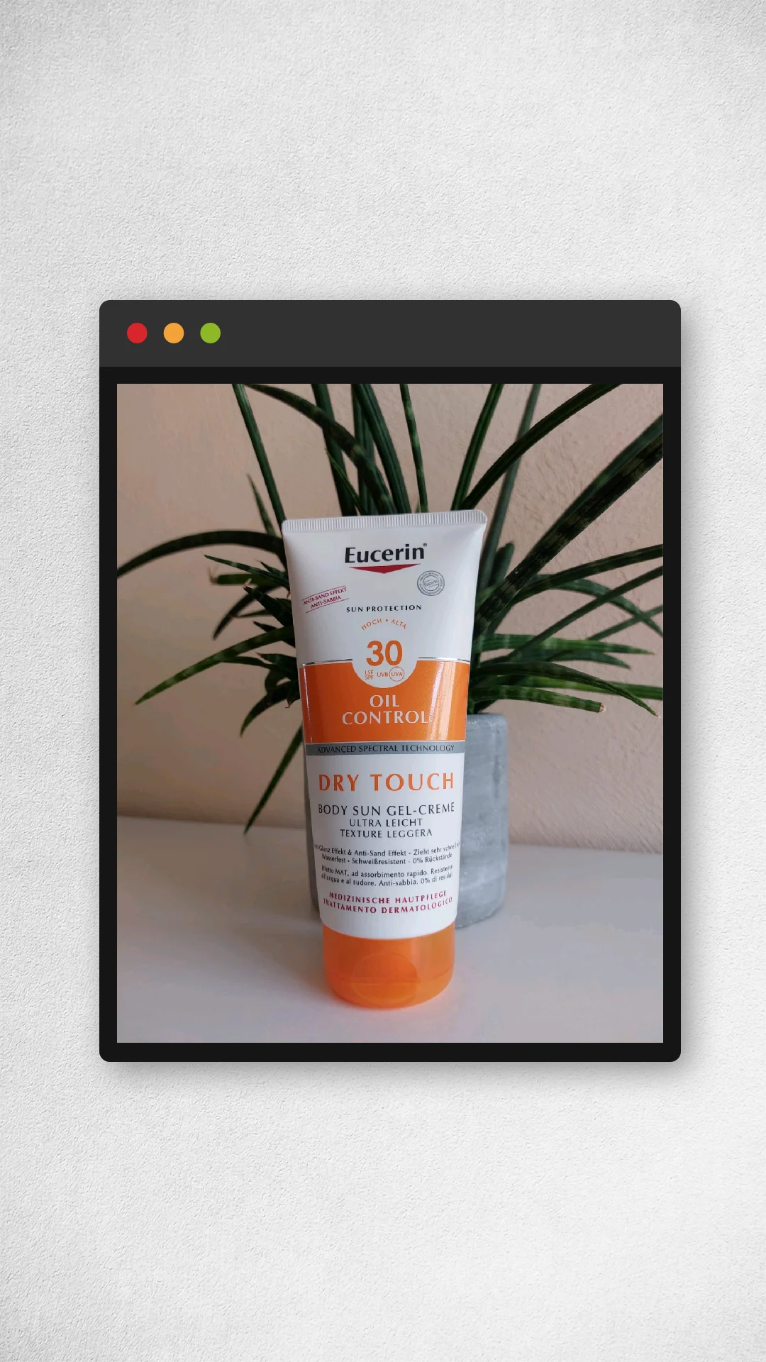 Eucerin Sun Oil Control Gel-Crème SPF 50+ Zonnebrand - 50 ml - review image