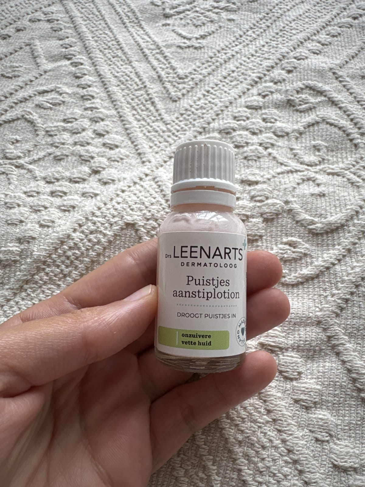 Drs Leenarts Aanstiplotion - Anti puistjes - Lotion - Gezichtsverzorging - Puistjes verwijderen - Parfumvrij - 15ml - review image