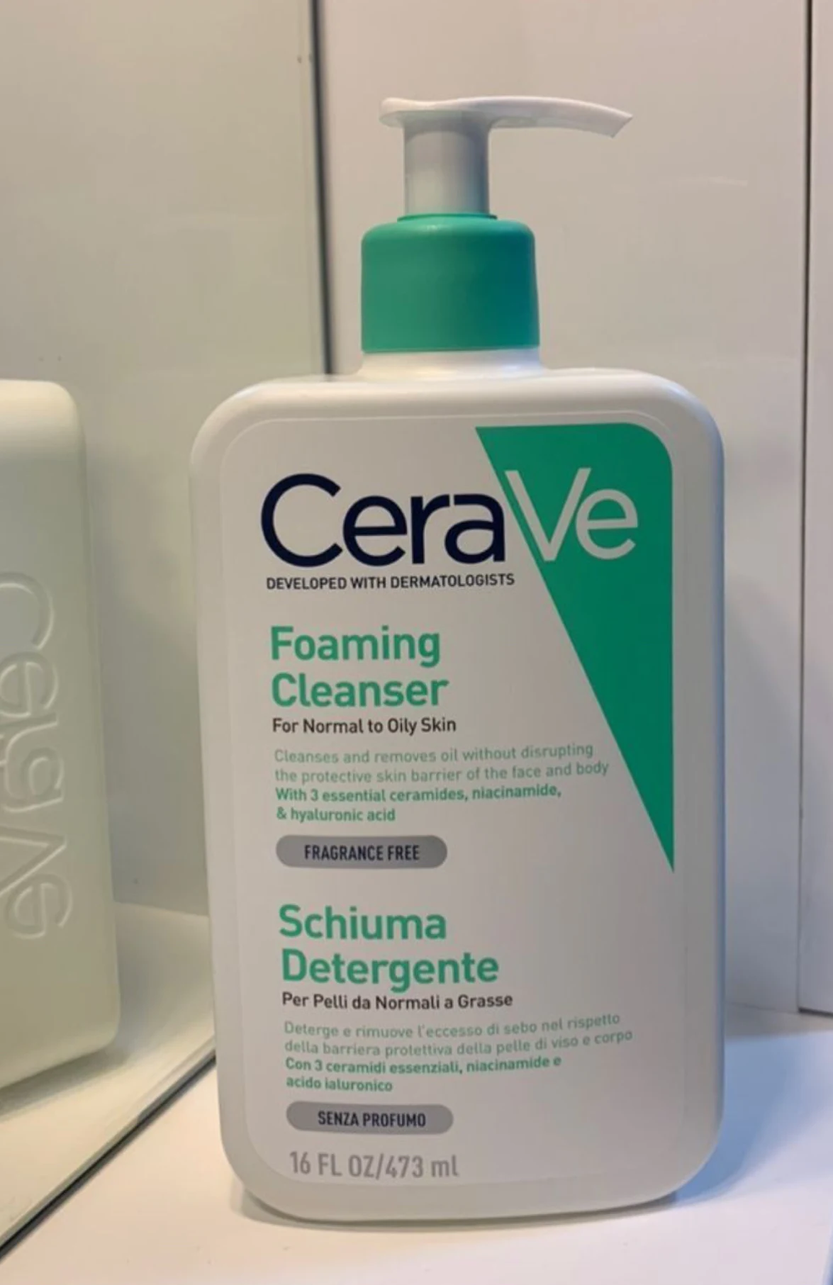 CeraVe Foaming Facial Cleanser 473ml - review image