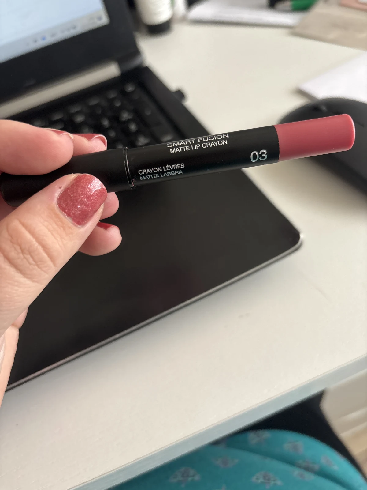 KIKO Milano Smart Fusion Creamy Lip Crayon 1.6g (Various Shades) - 01 Rose Nacre - review image