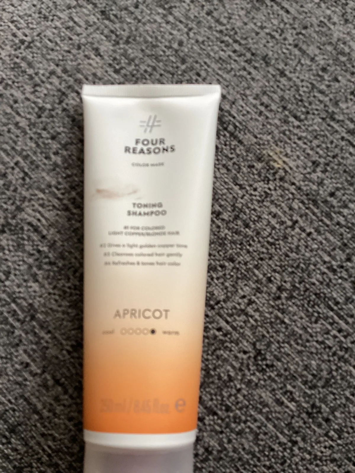 Toning Shampoo Apricot 250 ml - review image