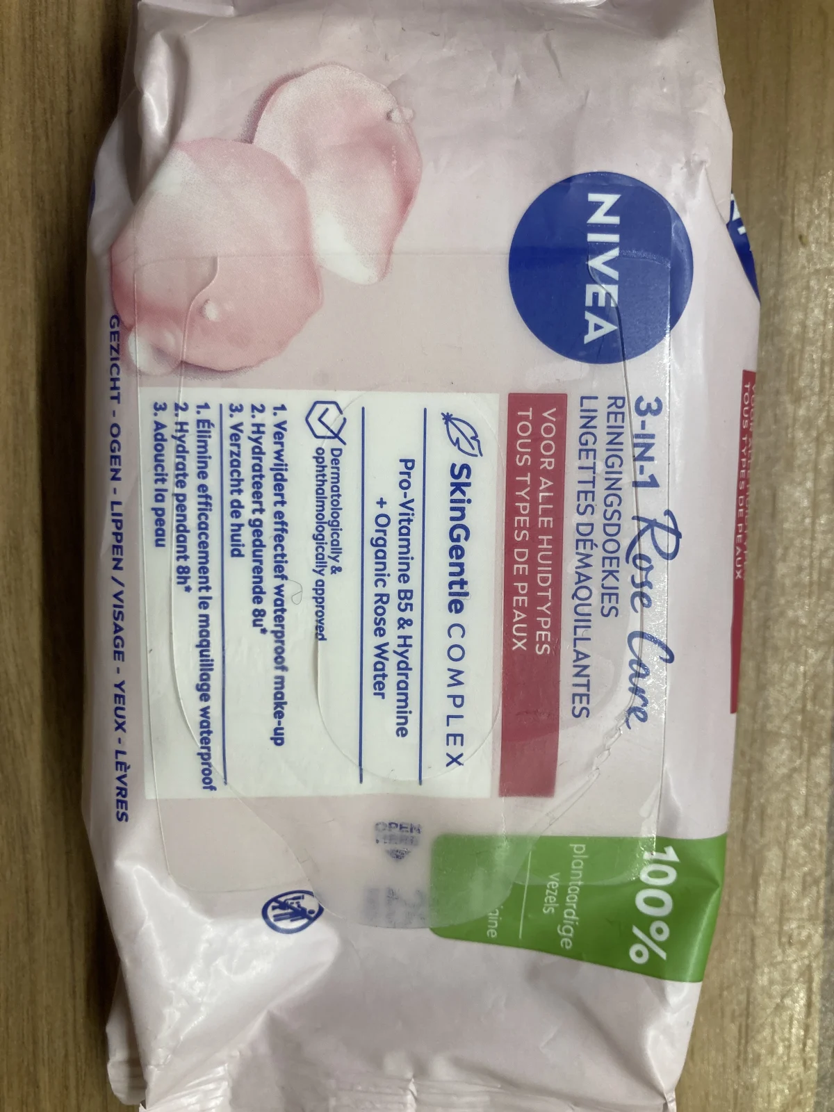 NIVEA Micellair Reinigingsdoekjes Bio Rozenwater  25st - review image