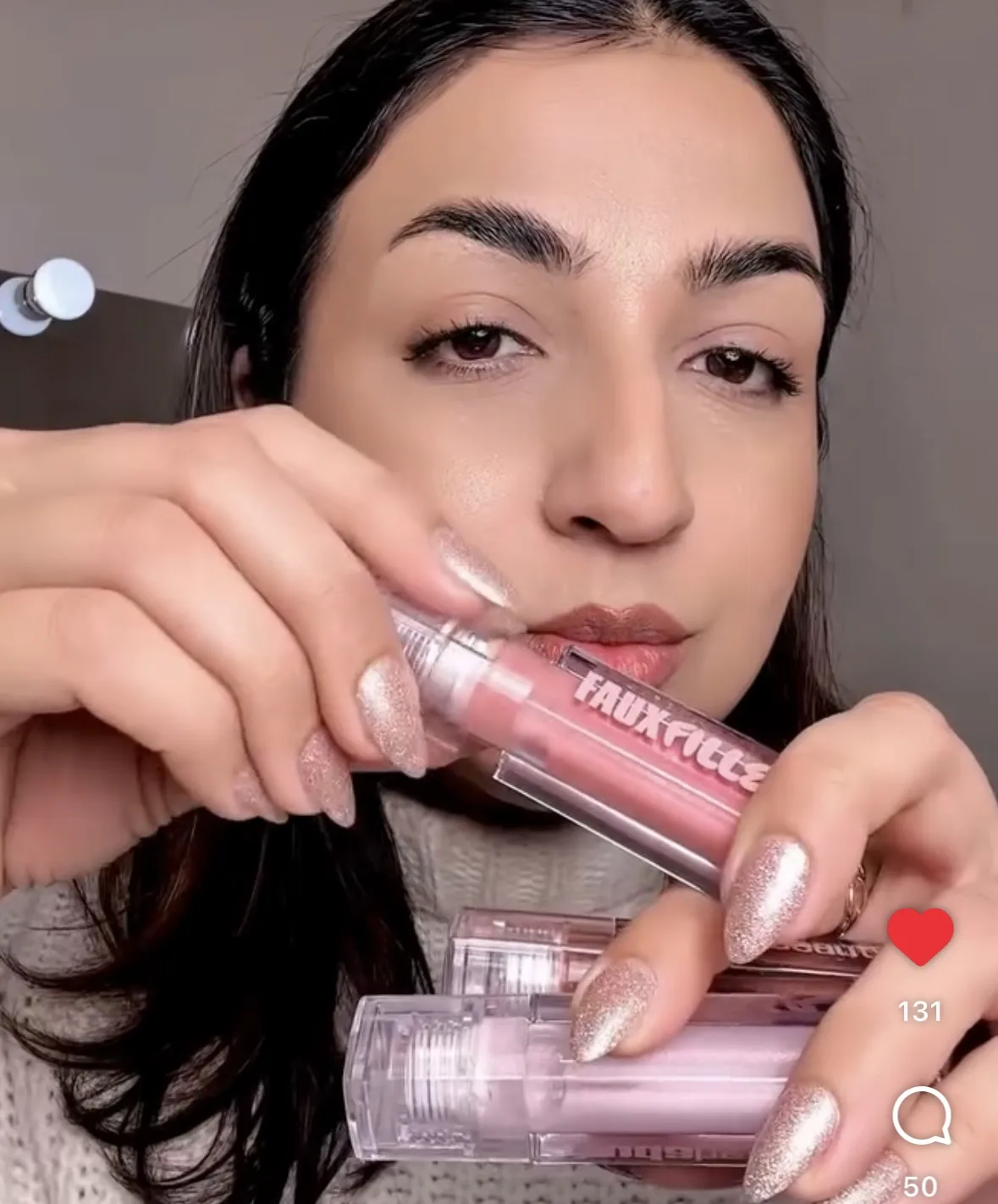 Faux Filler lipgloss - before review image
