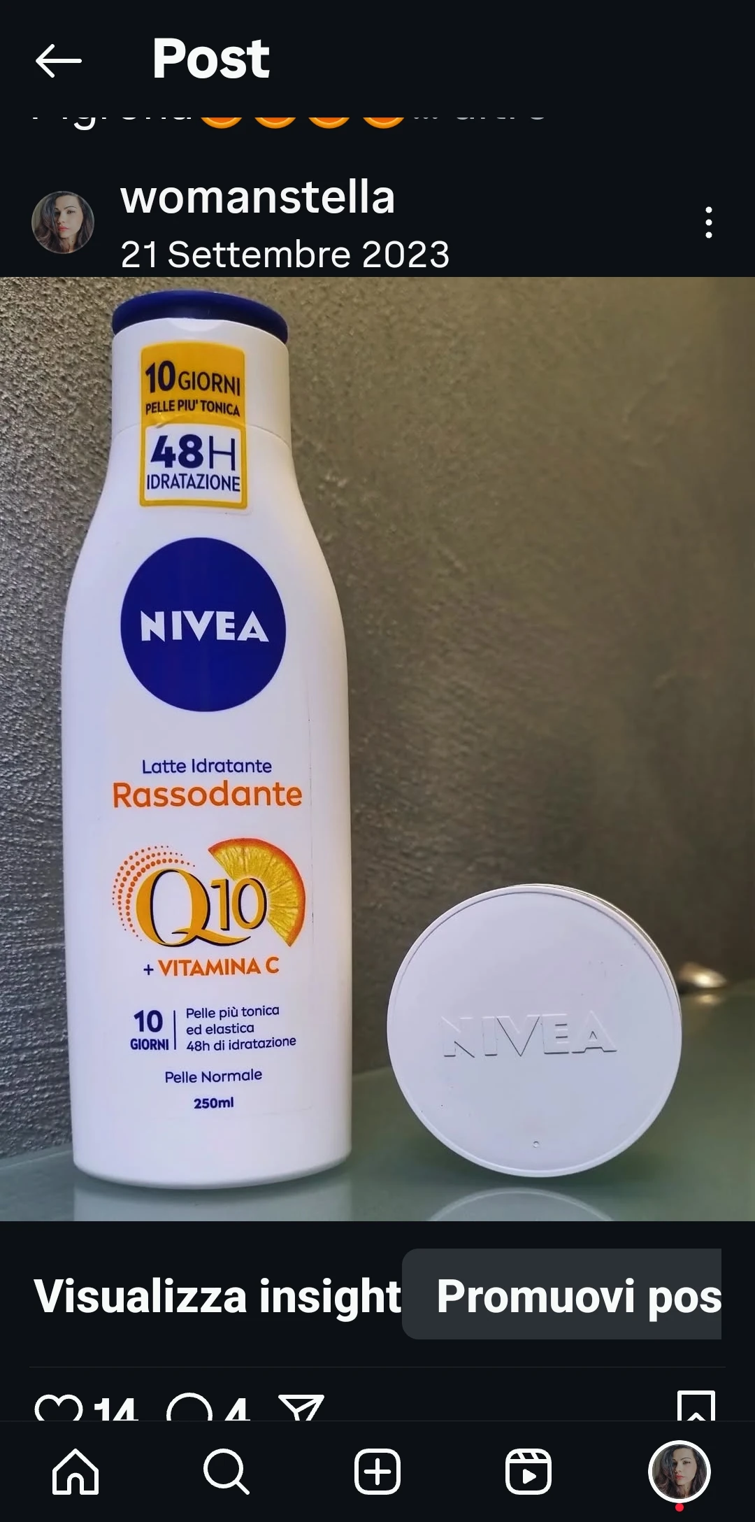 Q10 VERSTEVIGENDE BODY LOTION - review image