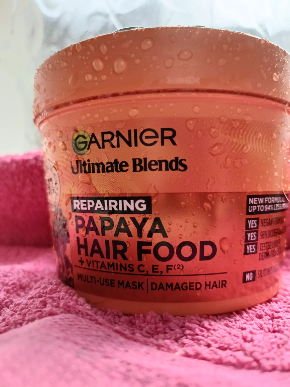 Fructis Hairfood Papaya Haarmasker - review image